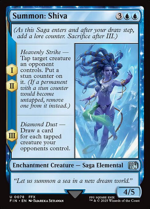 召喚：シヴァ/Summon: Shiva [FIN][FOIL]