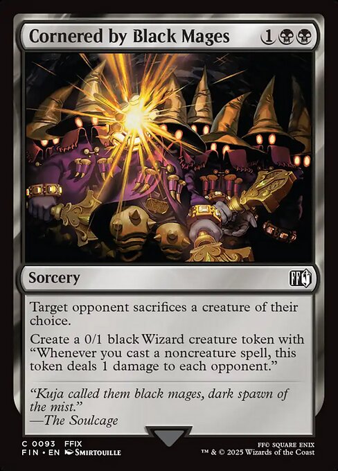 黒魔道士の襲撃/Cornered by Black Mages [FIN][FOIL]