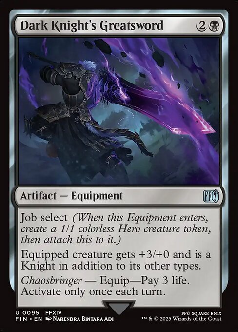 「暗黒騎士」の両手剣/Dark Knight's Greatsword [FIN]