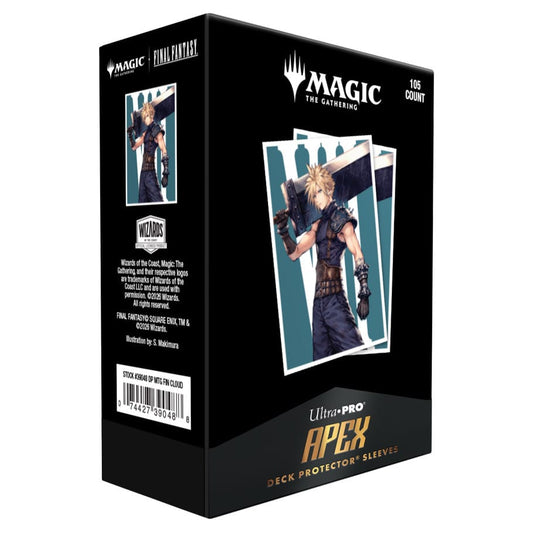 【予約商品】FINAL FANTASY「元ソルジャー、クラウド」エイペックスデッキプロテクタースリーブ 105枚入り