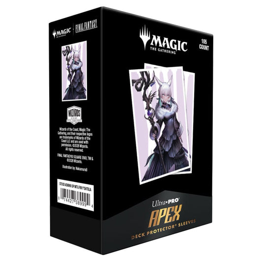 【予約商品】FINAL FANTASY「ヤ・シュトラ・ルル」エイペックスデッキプロテクタースリーブ 105枚入り