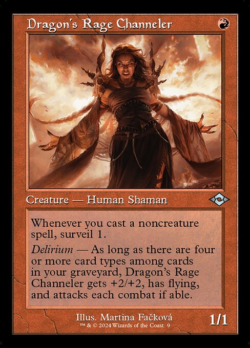ドラゴンの怒りの媒介者/Dragon's Rage Channeler [H2R][旧枠][FOIL]