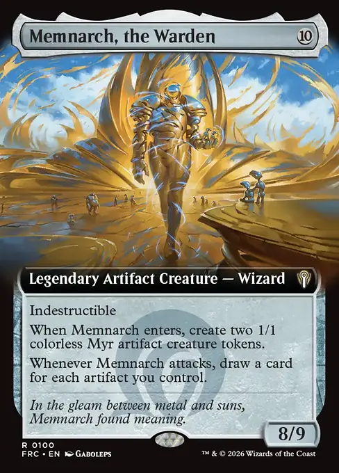 管理者、メムナーク/Memnarch, the Warden [FRC][拡張アート]
