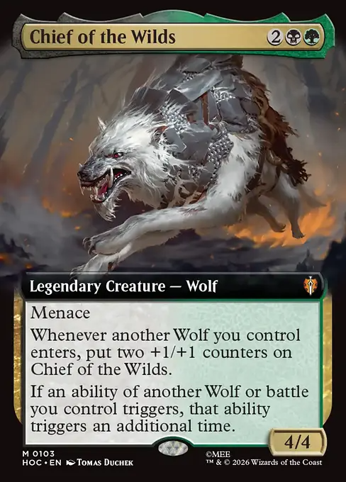 荒れ地の国の親分/Chief of the Wilds [HOC][拡張アート]