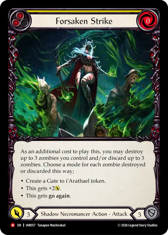 [Shadow Necromancer]孤絶の一撃/Forsaken Strike [IAR]