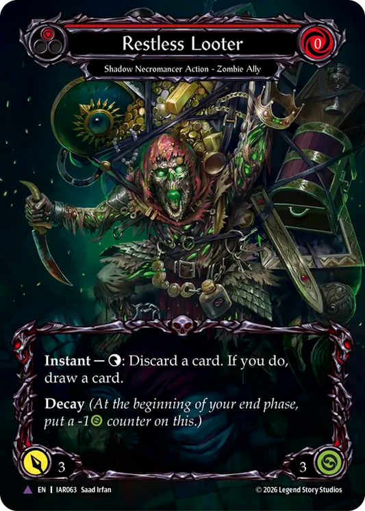 [Shadow Necromancer]彷徨う略奪者/Restless Looter [IAR][Cold Foil][Marvel]