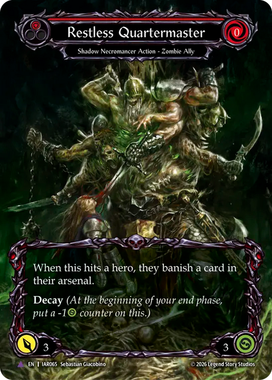 [Shadow Necromancer]彷徨う補給兵/Restless Quartermaster [IAR][Cold Foil][Marvel]