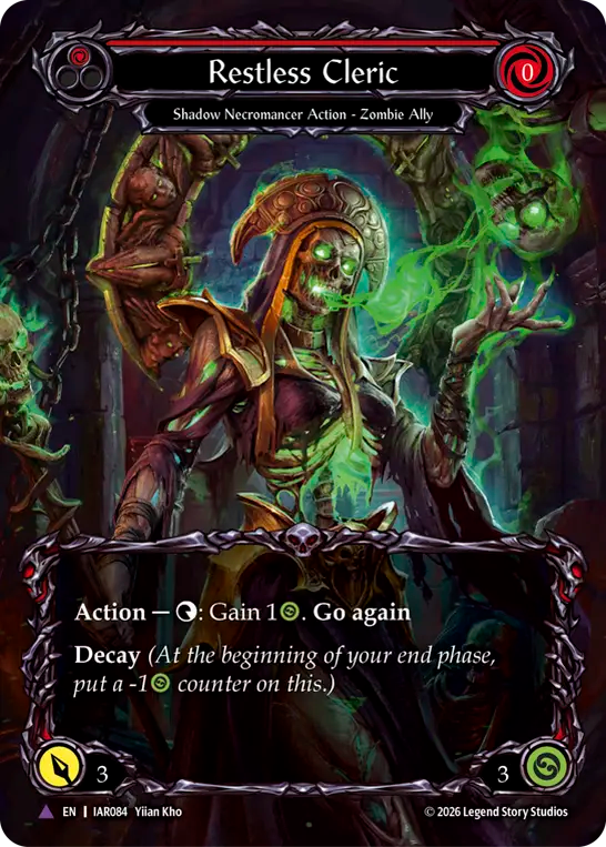 [Shadow Necromancer]彷徨う神官/Restless Cleric [IAR][Cold Foil][Marvel]