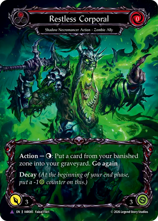[Shadow Necromancer]彷徨う伍長/Restless Corporal [IAR][Cold Foil][Marvel]