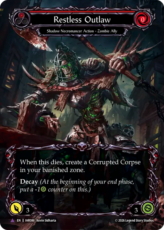 [Shadow Necromancer]彷徨う無法者/Restless Outlaw [IAR][Cold Foil][Marvel]