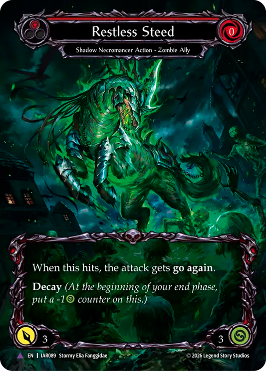 [Shadow Necromancer]彷徨う軍馬/Restless Steed [IAR][Cold Foil][Marvel]