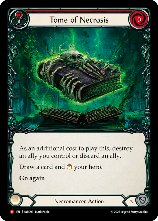 [Necromancer]壊疽の秘本/Tome of Necrosis [IAR]