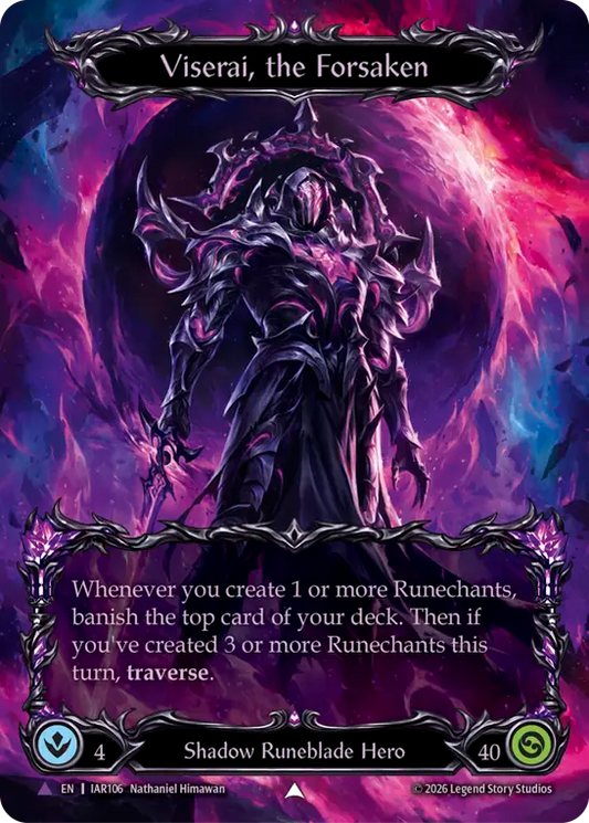 [Shadow Runeblade]孤絶されし者、ヴィセライ/Viserai, the Forsaken [IAR][Cold Foil][Marvel]