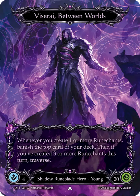 [Shadow Runeblade]世界の狭間、ヴィセライ/Viserai, Between Worlds [IAR][Cold Foil][Marvel]