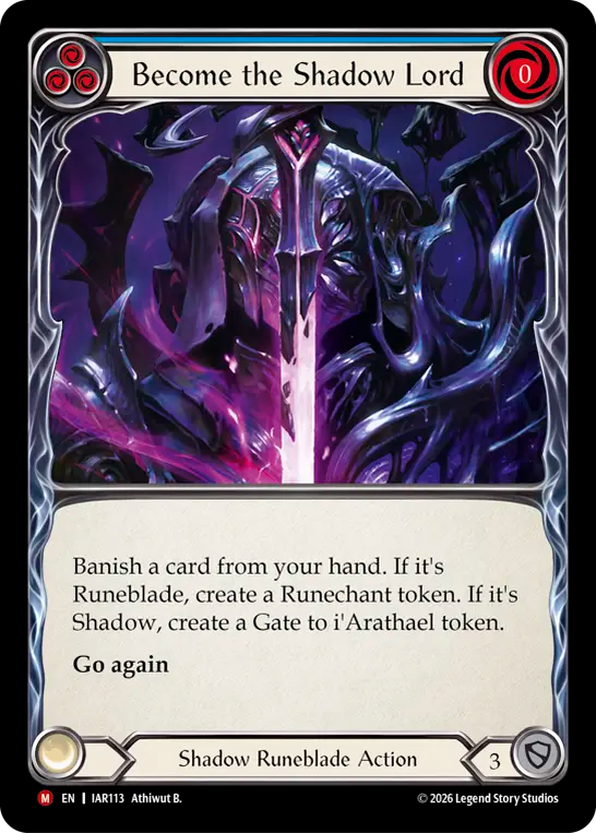 [Shadow Runeblade]影主化/Become the Shadow Lord [IAR]
