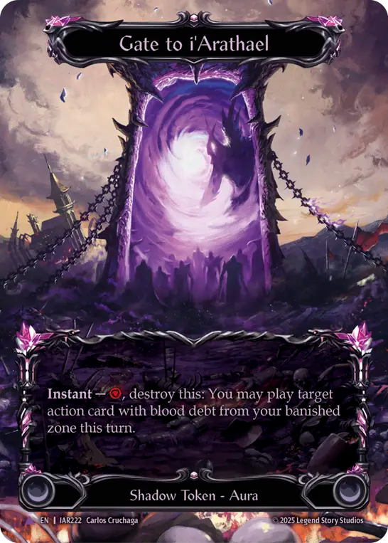 [Shadow]イアラサエルへの門/Gate to i'Arathael [IAR][Cold Foil][Marvel]