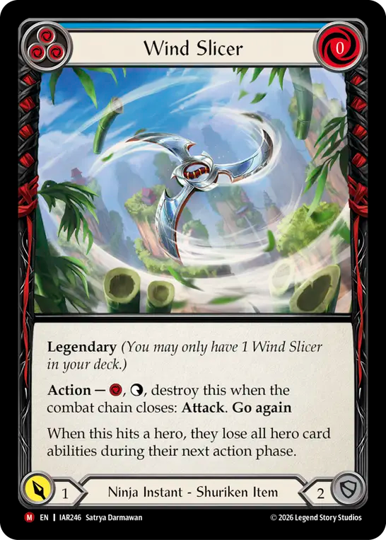 [Ninja]風断/Wind Slicer [IAR][Cold Foil]