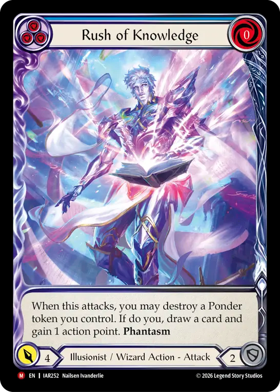[Illusionist/Wizard]知の奔流/Rush of Knowledge [IAR][Rainbow Foil]