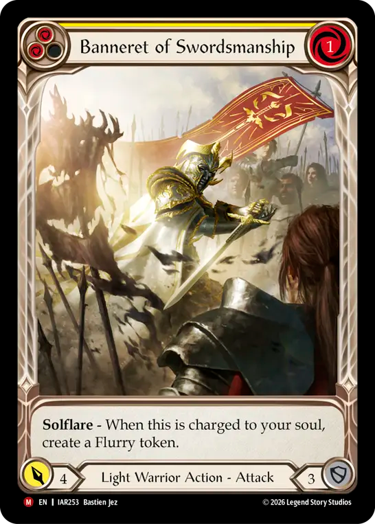 [Light Warrior]剣戟の旗/Banneret of Swordsmanship [IAR][Rainbow Foil]