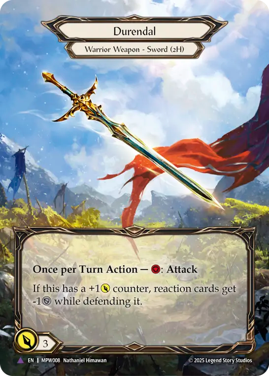 [Warrior Weapon]デュランダル/Durendal [MPW][Cold Foil][Marvel]