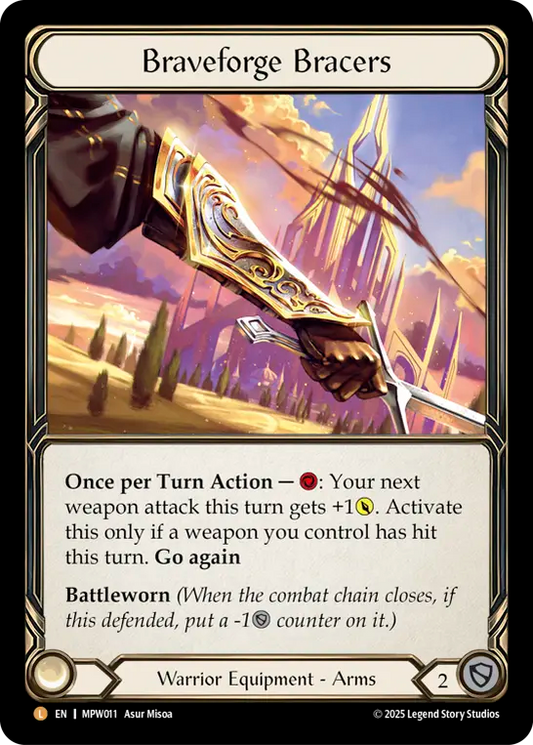 [Warrior Equipment]勇錬の腕甲/Braveforge Bracers [MPW][Rainbow Foil]