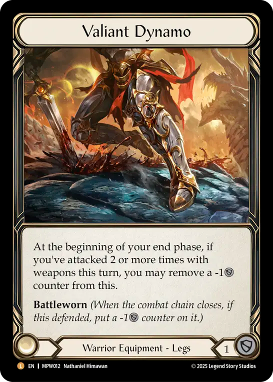 [Warrior Equipment]勇敢な先駆者/Valiant Dynamo [MPW][Rainbow Foil]