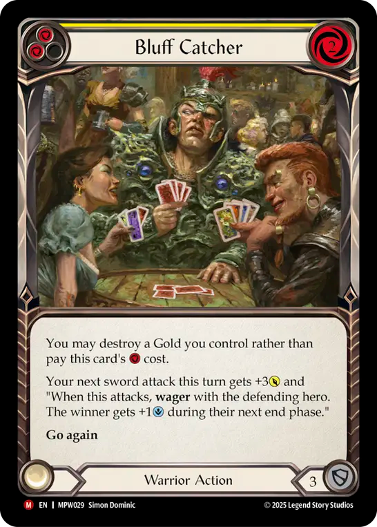 [Warrior]ブラフキャッチ/Bluff Catcher [MPW][Rainbow Foil]