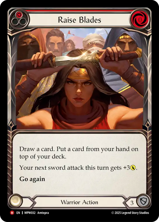 [Warrior]剣を掲げよ/Raise Blades [MPW][Rainbow Foil]