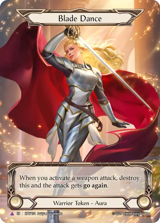[Warrior]剣舞/Blade Dance [MPW][Cold Foil][Marvel]