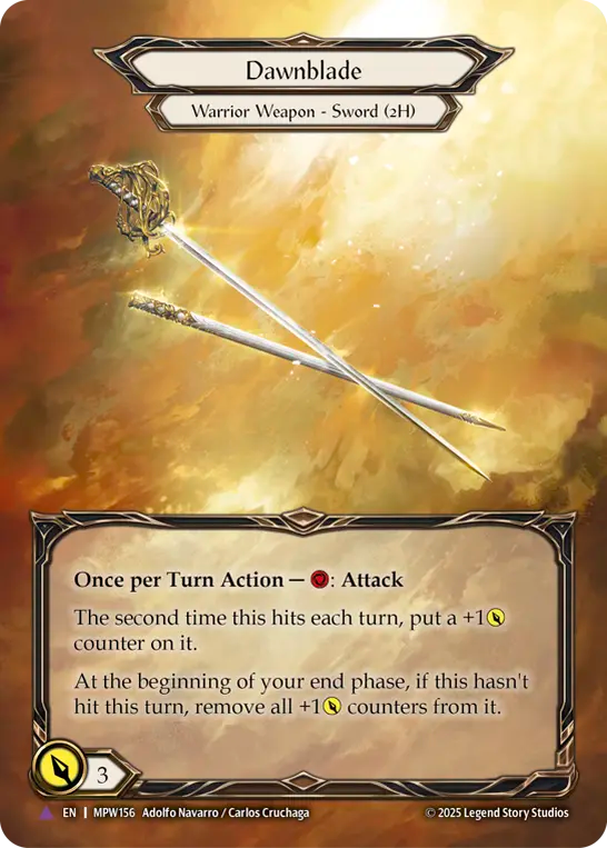 [Warrior Weapon]黎明剣/Dawnblade [MPW][Cold Foil][Marvel]