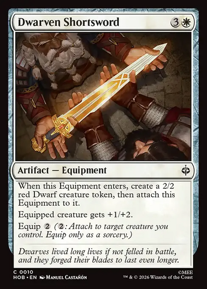ドワーフの小剣/Dwarven Shortsword [HOB]