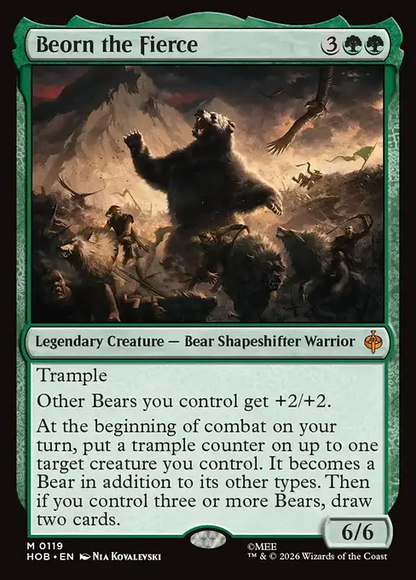 獰猛なるビヨルン/Beorn the Fierce [HOB][FOIL]