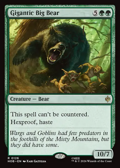 巨怪の大熊/Gigantic Big Bear [HOB][FOIL]