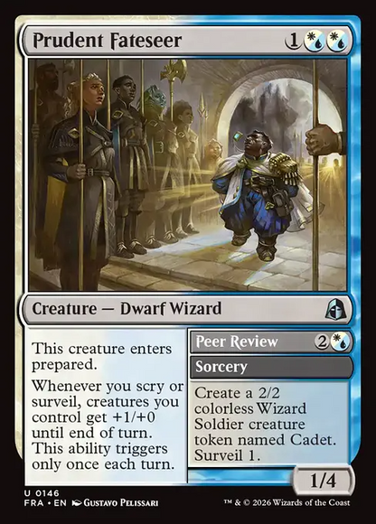 用意周到な運命占い/Prudent Fateseer - 一瞥査読/Peer Review [FRA][FOIL]