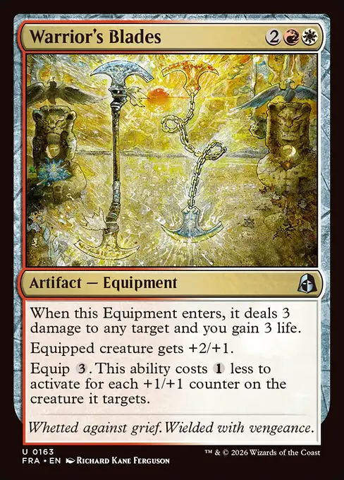 戦士の刃/Warrior's Blades [FRA][FOIL]
