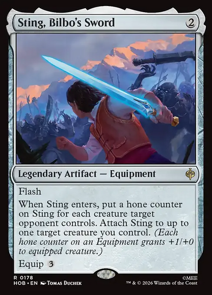 ビルボの佩刀、つらぬき丸/Sting, Bilbo's Sword [HOB][FOIL]