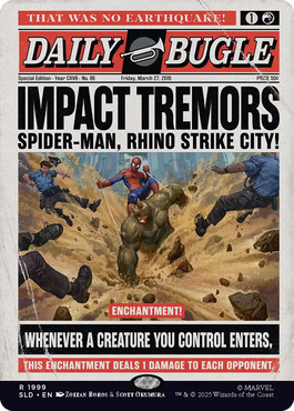衝撃の震え/Impact Tremors [Secret Lair] [FOIL]