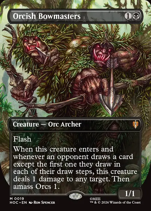 オークの弓使い/Orcish Bowmasters [HOC][ボーダーレス]
