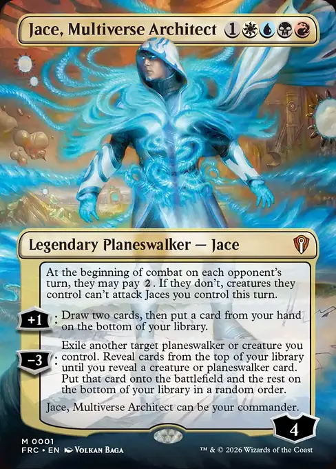 多元宇宙を築く者、ジェイス/Jace, Multiverse Architect [FRC][ボーダーレス]