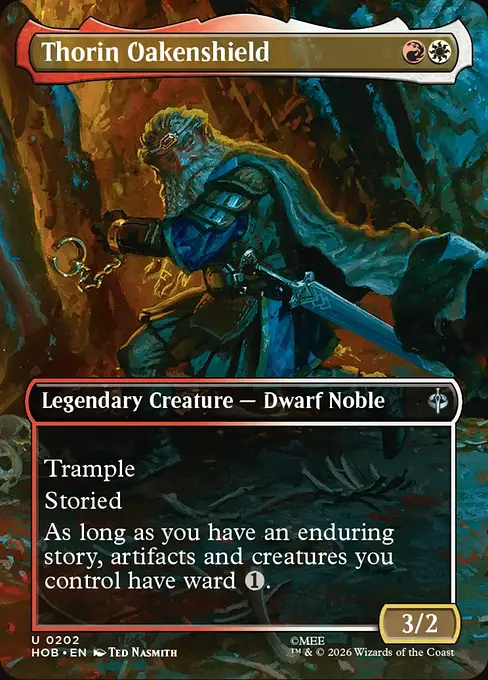 ソーリン・オーケンシールド/Thorin Oakenshield [HOB-BF][ボーダーレス][FOIL]