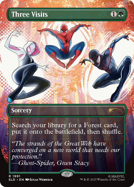 三顧の礼/Three Visits [Secret Lair] [FOIL]