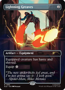 稲妻のすね当て/Lightning Greaves [Secret Lair] [FOIL]