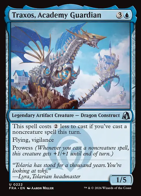 アカデミーの守護者、トラクソス/Traxos, Academy Guardian [FRA][FOIL]