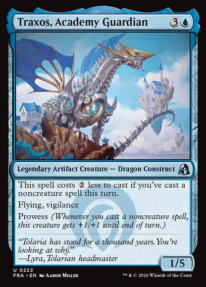 アカデミーの守護者、トラクソス/Traxos, Academy Guardian [FRA][FOIL]
