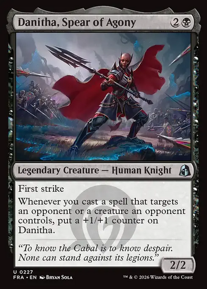 苦悶の槍、ダニサ/Danitha, Spear of Agony [FRA][FOIL]
