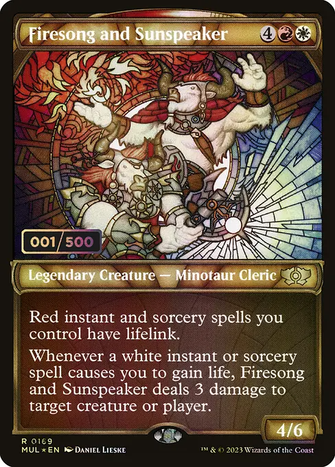 ファイアソングとサンスピーカー/Firesong and Sunspeaker [MUL][ダブルレインボウFOIL]