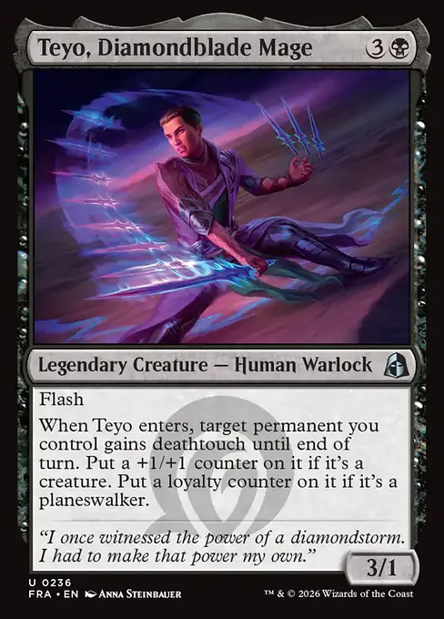 金剛刃の魔道士、テヨ/Teyo, Diamondblade Mage [FRA]