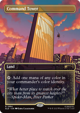 統率の塔/Command Tower [Secret Lair] [FOIL]