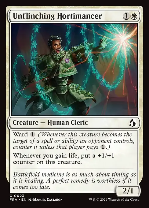 ひるまぬ園芸術士/Unflinching Hortimancer [FRA][FOIL]