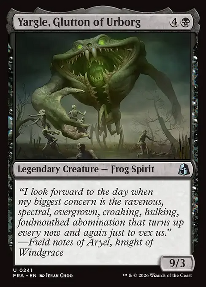 アーボーグの暴食、ヤーグル/Yargle, Glutton of Urborg [FRA][FOIL]